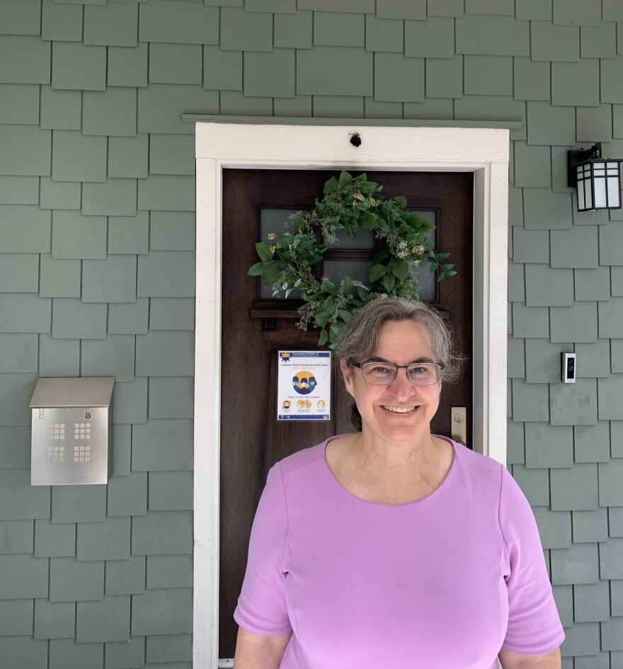 Dr. Clarissa Kripke making a house call to the group home where Kevin Carlson lives. Kripke focuses on holistic care to give people with intellectual developmental disabilities the best quality of life possible.