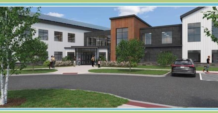 Hometown Health Center's rendering for a new wellness facility in Palmyra. It is receiving a 1 million dollar grant from the USDA to help fund construction.