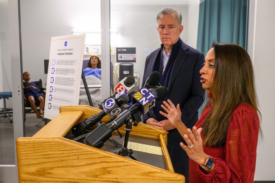 December 11, 2025 — Hartford, CT — Connecticut Public Health Commissioner Manisha Juthani, appearing with Governor Lamont at the University of Hartford Hursey Center for Advanced Engineering and Health Professions, said "2025 is likely to be the hallmark year where we lost our elimination status of measles. That has not been declared yet by the CDC, but it seems that's the direction that we're going in.”