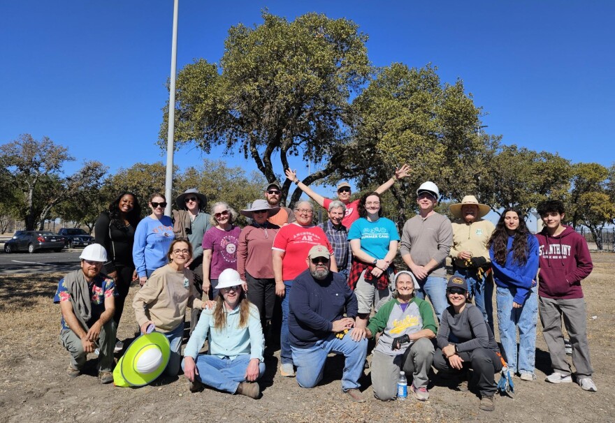 volunteers in McAllister Park