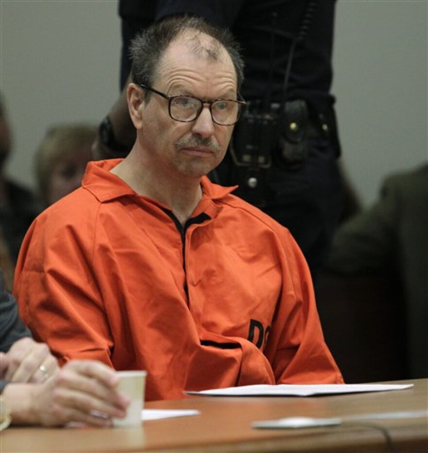 Gary Leon Ridgway, the Green River Killer, appears for an arraignment at the King County Regional Justice Center in Kent  in February 2011.