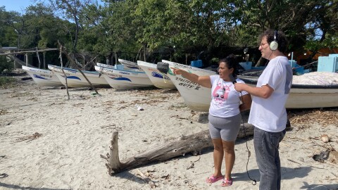 The tiny fishing village of El Bosque, Mexico, is vanishing into the Gulf because of rapid coastal erosion. Guadalupe Cobos describes how quickly her neighbors have had to flee the encroaching waves.