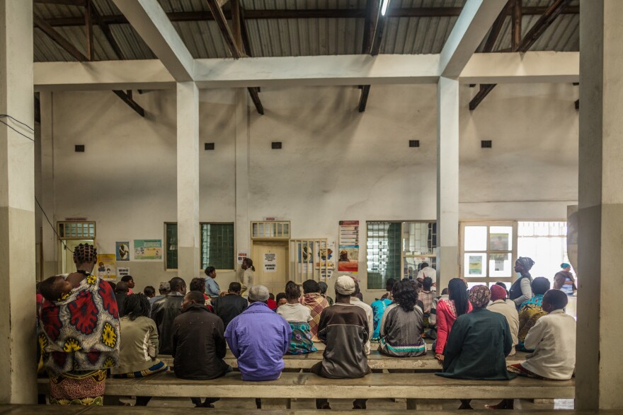 Every day, hundreds of patients wait to be seen at the Munhava health center in Mozambique's port city of Beira.