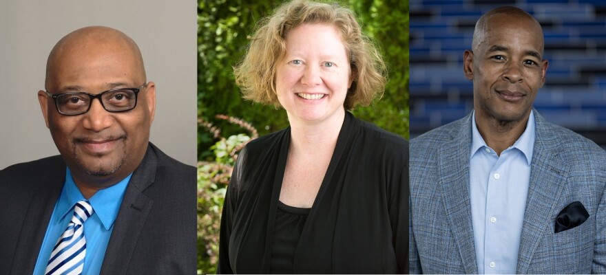 From left: David G. Trimble, Deputy General Manager, Salem Area Mass Transit District (Cherriots) of Salem; Amy Cummings, Statewide Planning Manager, Parametrix, Reno, Nevada; and Jameson T. Auten, Deputy Chief Executive Officer and Chief Operating Officer, Kansas City Area Transportation Authority, in Missouri