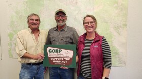 (left to right) Michael Burkley, Tony Prendergast and Hannah Stevens, executive director for Western Slope Conservation Center
