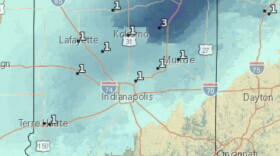 Snowfall analysis from the last 6 hours ending: 2 a.m. Wednesday, April 21