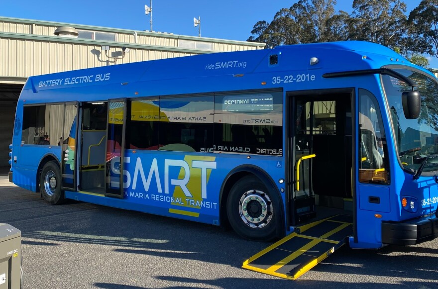 A Santa Maria Regional Transit System bus