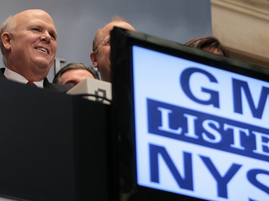 General  Motors CEO Dan Akerson rings the opening bell Thursday on the floor of the New York  Stock Exchange as the company returns to the U.S. stock market. Analysts say consistency will be key if the new GM is to succeed and grow.