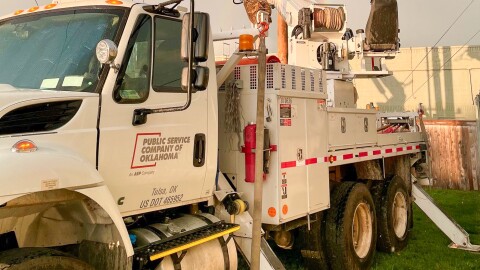 A PSO truck in June, 2025.