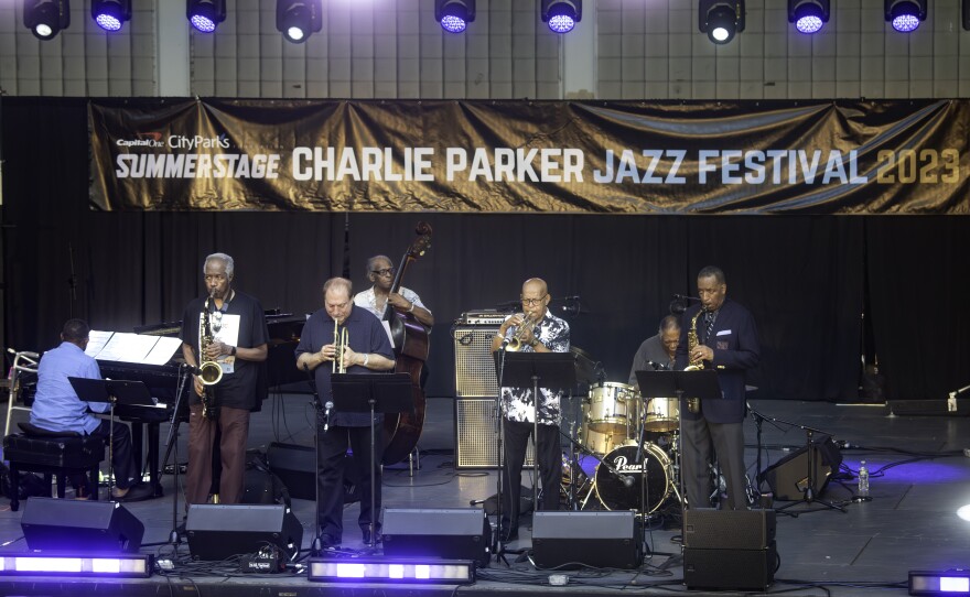 The Cookers performing at the Charlie Parker Jazz Festival