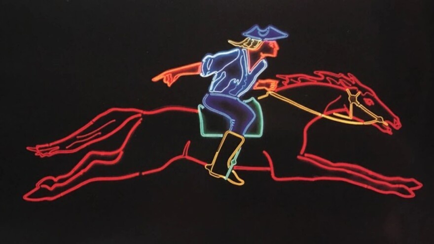 For decades, a 40-by-25-foot neon sign of Paul Revere illuminated New Bedford’s sky.