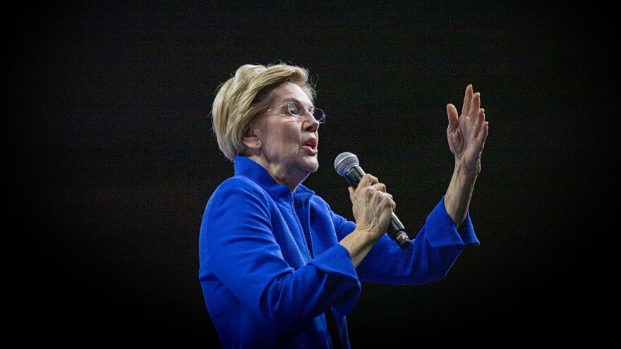Massachusetts Sen. Elizabeth Warren said change couldn't come incrementally but in the bold, sweeping ideas that she has called for.