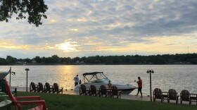 sunset from Captain's Quarters