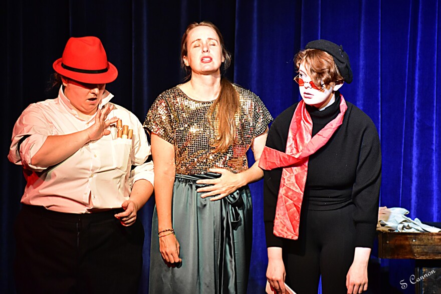 On Stage At The MACC "Tin Cat Shoes"