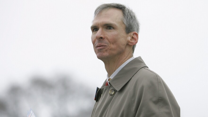 Rep. Dan Lipinski, D-Ill., campaigns for re-election in Illinois' 3rd Congressional District at a commuter train station back in 2008.