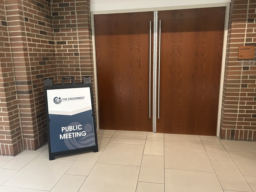 The Endowment’s public meeting at CFCC.