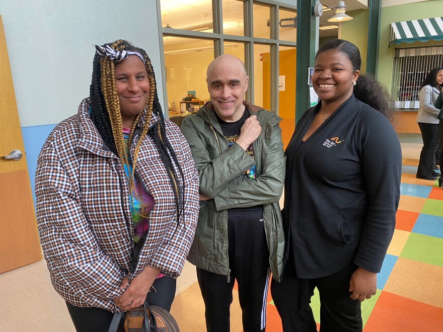 (Left to Right) Tanesha Cook, Joe Richards and Maxine Bostick