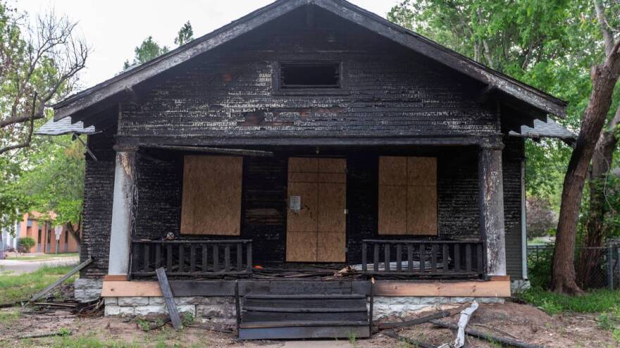 The Riverside home where Jedd Beaudoin, his wife Katie Lilley-Beaudoin and their three children lived, was destroyed in a fire in the early morning hours of April 22.