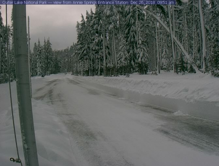 A screenshot of the Upper Crater Lake reporting station.