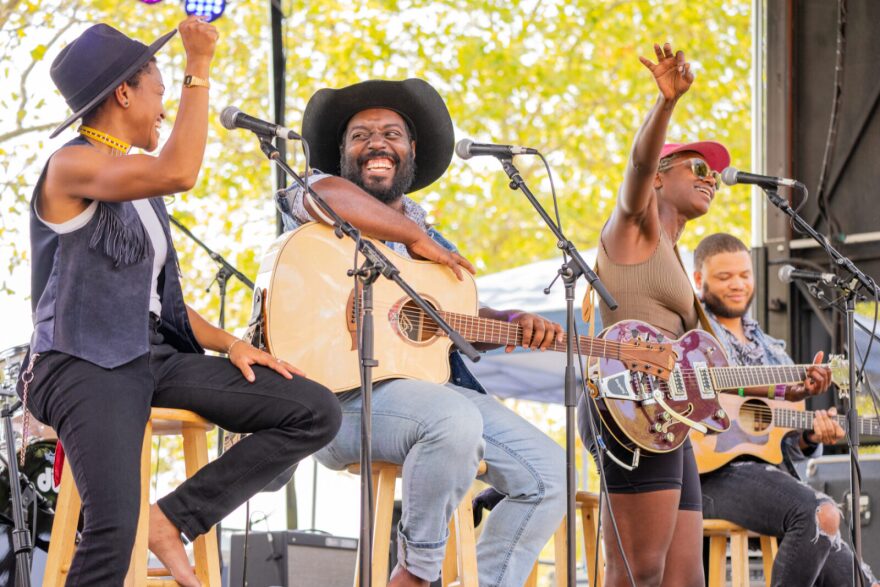 Black Opry Revue performs at the 2022 XPoNential Music Festival.