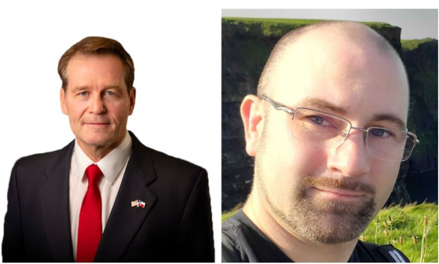 Brent Hagenbuch, left, and Dale Frey