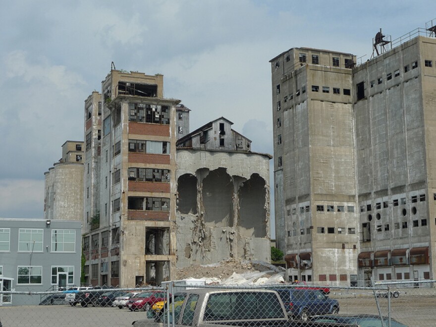 Demolition of the GLF grain elevator in Buffalo began in the summer of 2011. A handful of others have been targeted for razing.