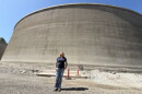 EWEB water tank and engineer