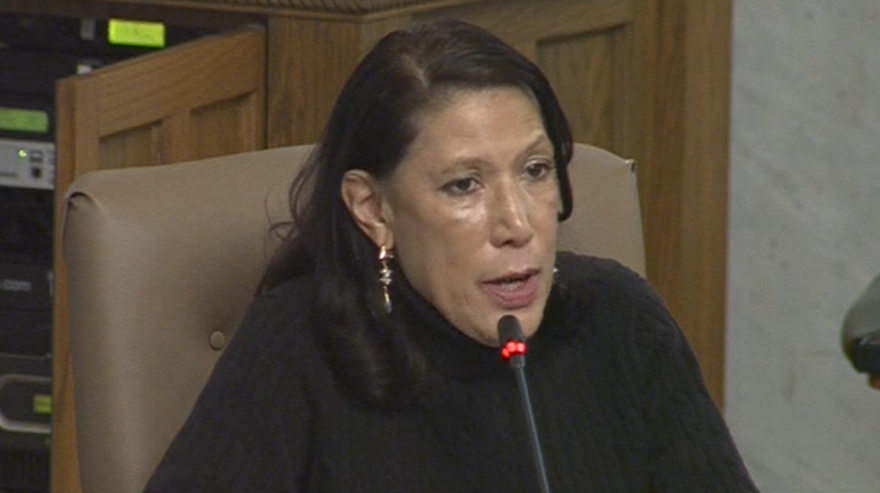 Council Member Jan-Michele Lemon Kearney at a recent council meeting