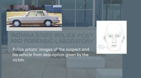 These are artist images connected to the 2015 shooting of Rocky Swihart. The shooting is the subject of an Indiana State Police Cold Case investigation.
