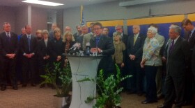 Leaders gather to announce support