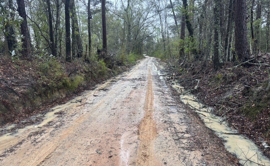 Roadside flooding is eroding streets throughout Esto. The town has a multi-phase plan to fix its flood problems, but can’t find the funding to do it.