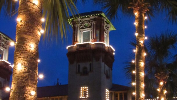 Nights of Lights in St. Augustine, Florida.