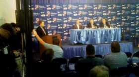 News conference at HSBC Arena wrapping up World Juniors