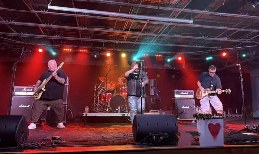 Smack Daddy performs at Riverside Park on St. Patrick's Day.