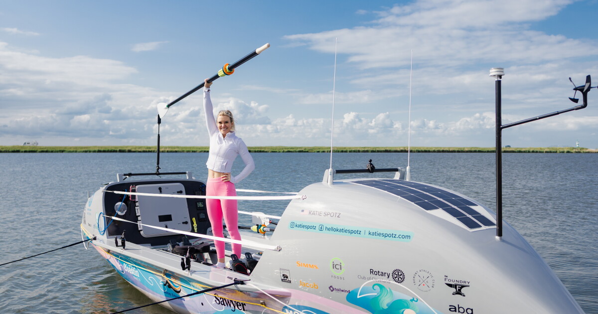 Mentor native Katie Spotz to row Pacific Ocean solo to support clean water access