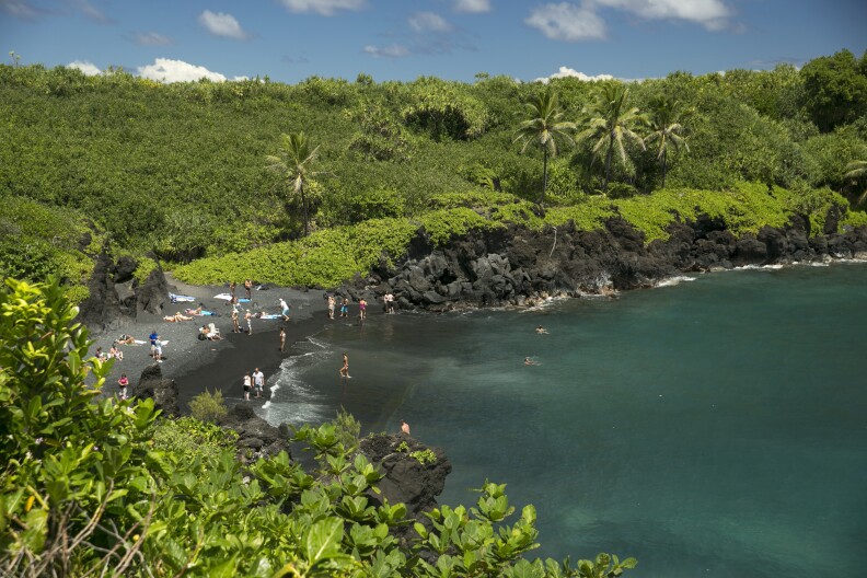 Waianapanapa State Park hana maui Waiʻānapanapa