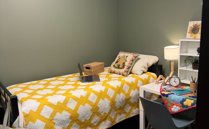 A room in Interfaith Sanctuary.