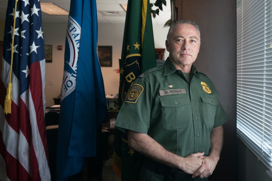 Manuel Padilla, Border Patrol chief for the Rio Grande sector, says there is a long way to go in securing this section of the border.