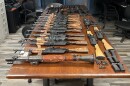 U.S. Customs and Border Protection seized a cache of weapons discovered in a car during an outbound search at the DeConcini border crossing in Nogales.