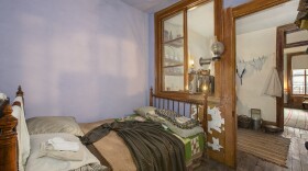 Irish Joseph Moore's family's bedroom at at the Tenement Museum. (Ryan Lahiff)