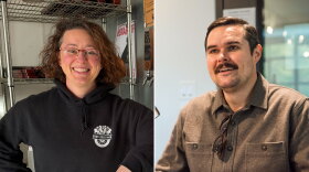 Dominique Scarimbolo (l) and Rob Foxcurran are the two candidates running for King County Assessor in the November 3, 2026 general election.