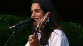 Steph Strings performing live at Anderson Japanese Gardens in Rockford