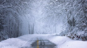 Snowy road