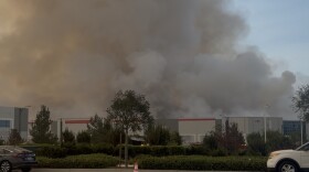 A massive fire that broke out in Ontario around 12:30 a.m. on Tuesday, Apr. 7, 2027 destroyed a large Kimberly Clark warehouse. The city’s fire and police department shared that they have arrested a person suspected of arson for igniting the blaze.