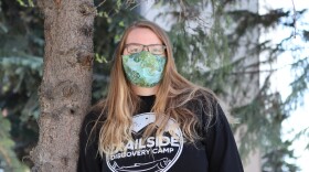 Vicki Long-Leather is the director Trailside Discovery Camp, a popular outdoor summer program with sites in Anchorage and Palmer. The summer camp is reworking its program to open later this month. (Tegan Hanlon/Alaska Public Media)