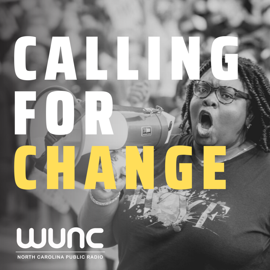 Calling for change series logo box