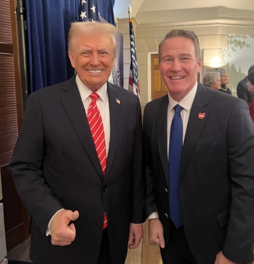President Trump and U.S. Sen. Jon Husted