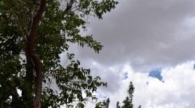 Clouds build over Las Cruces