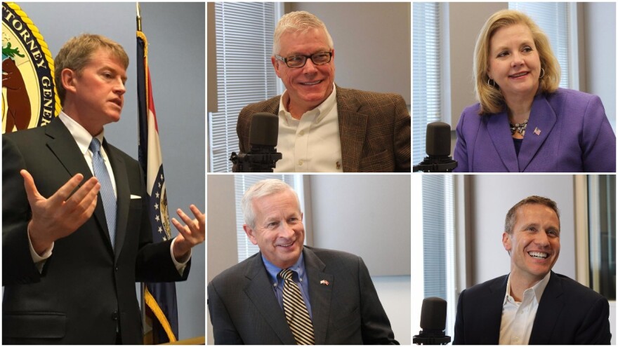 Missouri's five major gubernatorial candidates