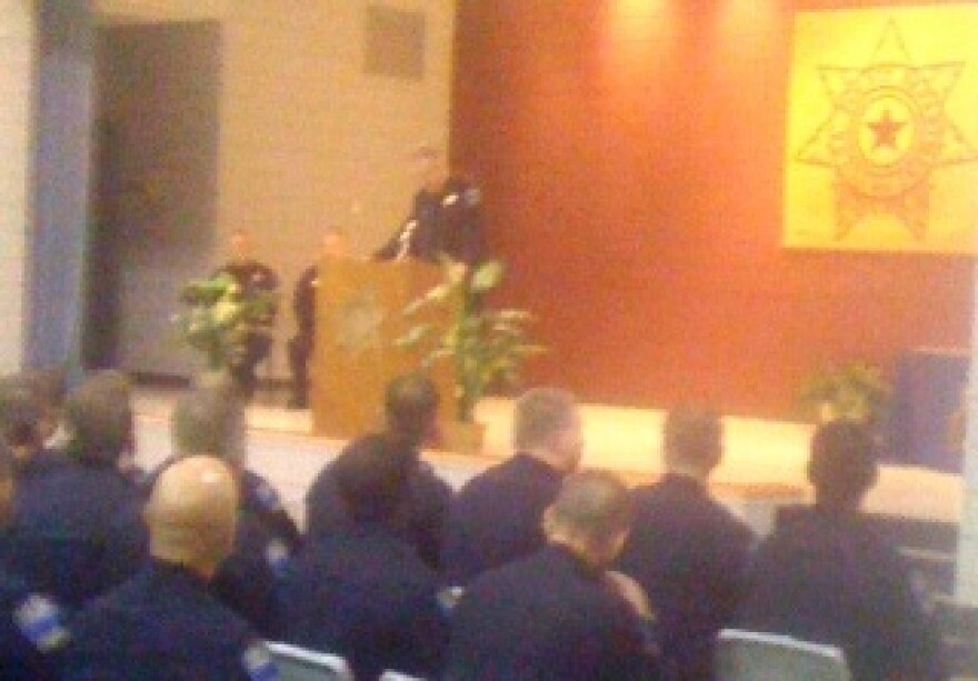 TPD Chief Chuck Jordan Swears in Officers